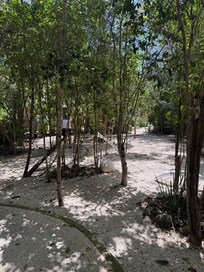 Walk way to the room