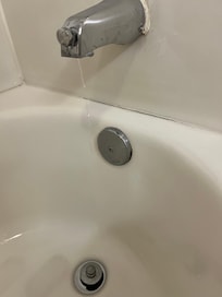 The bath faucet continuously dripped never turning off.