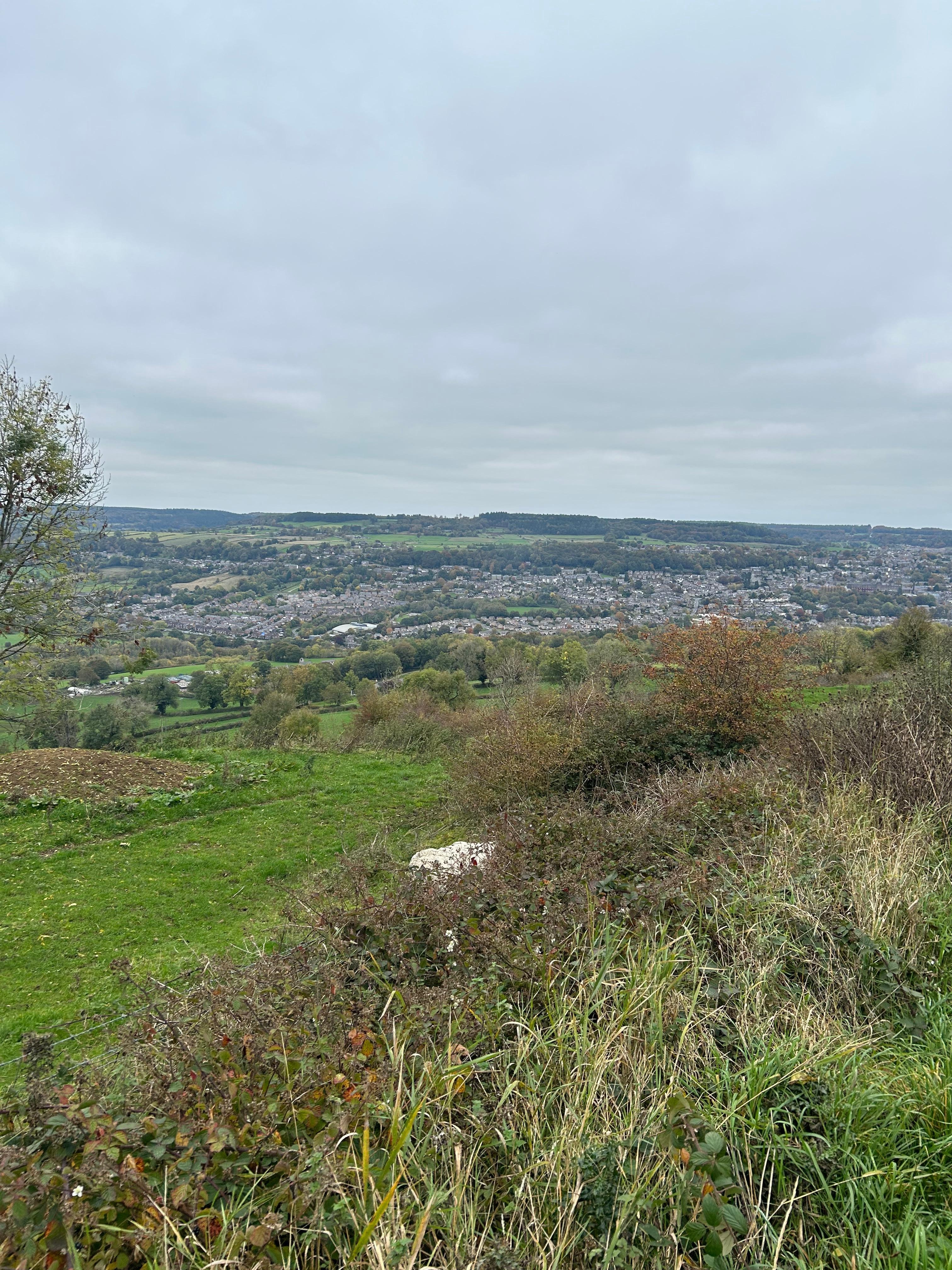 View from Bonsall overlooking Matlock