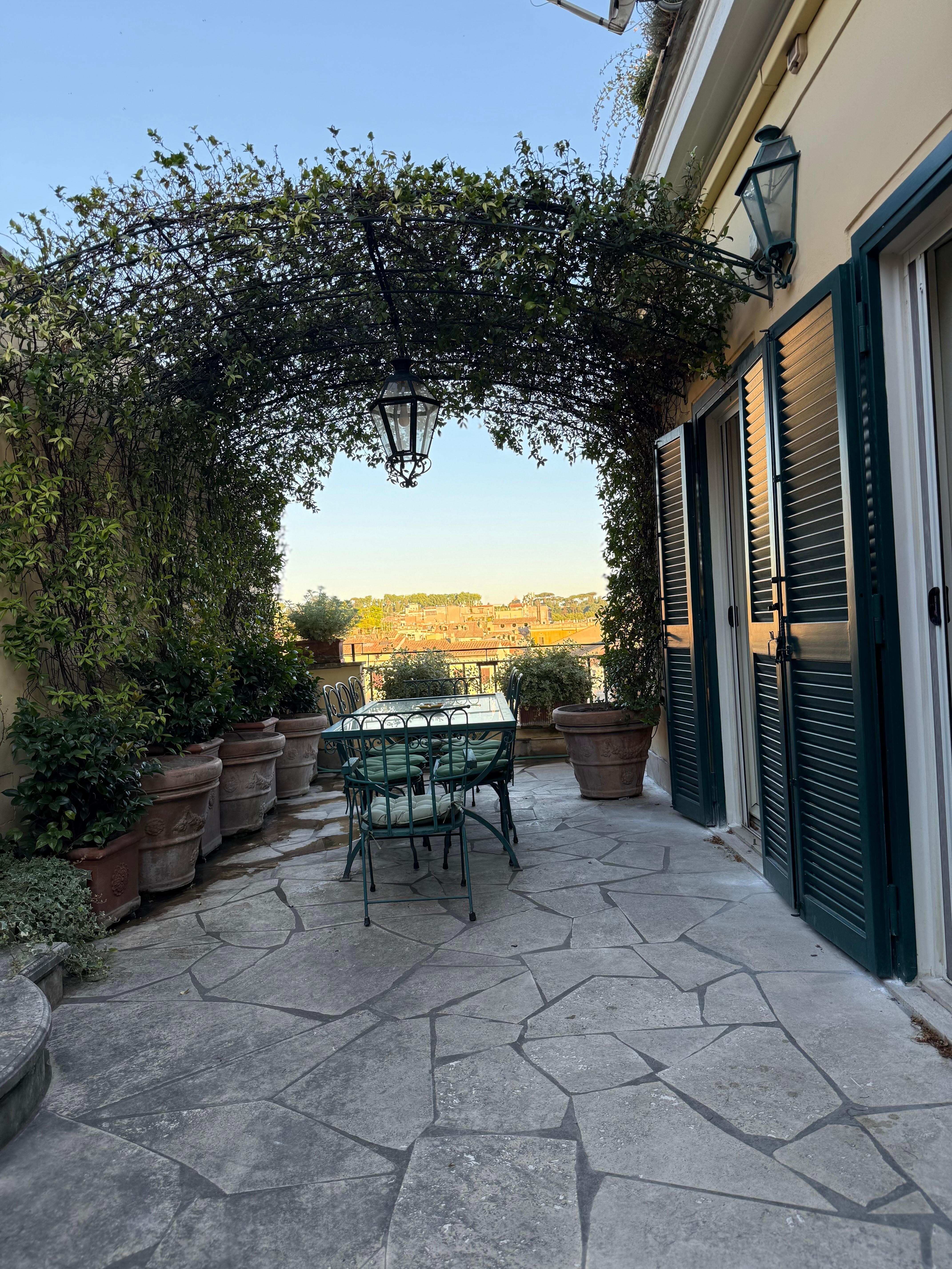 Lower patio