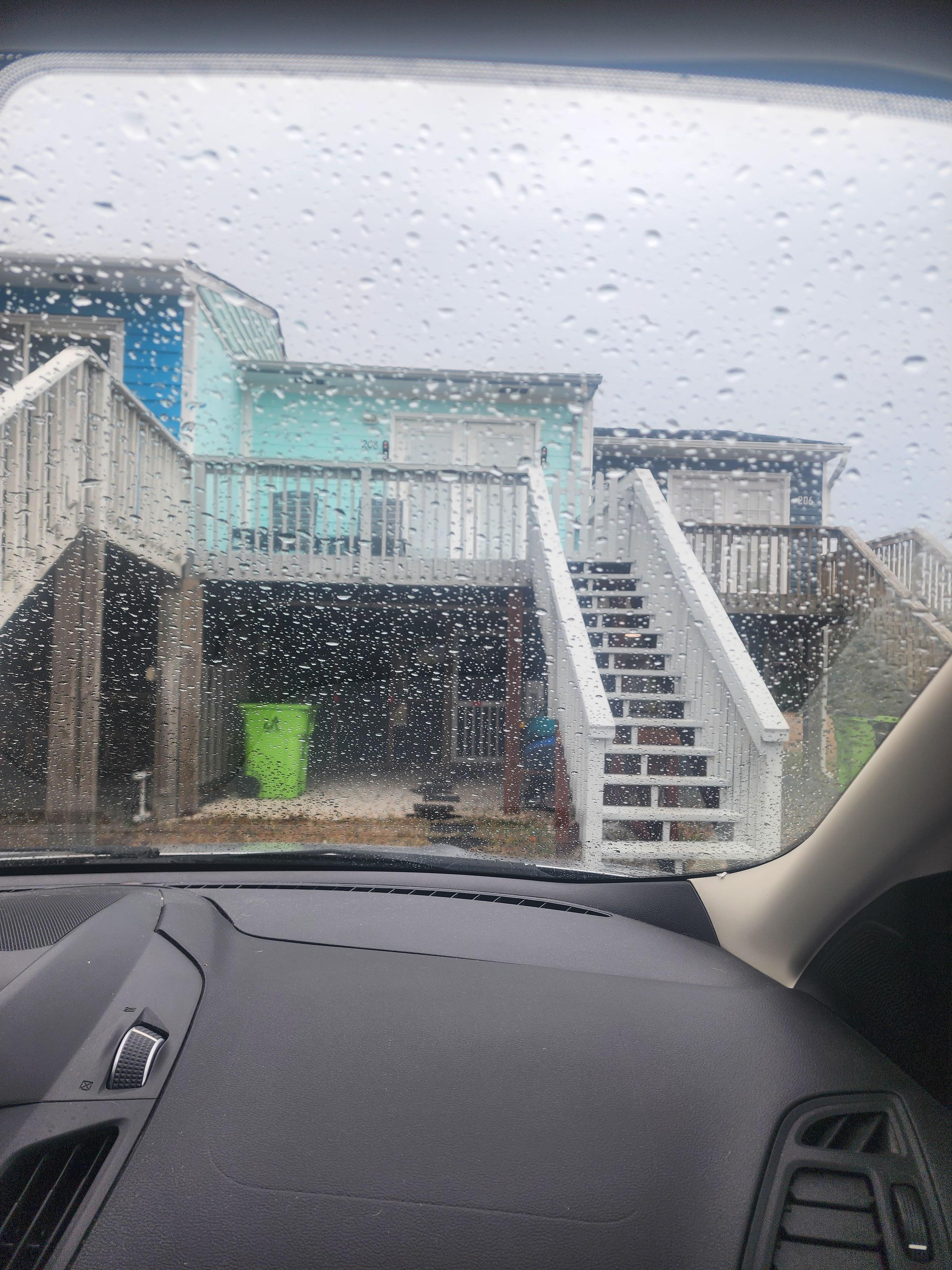 The outside of our accomodations.