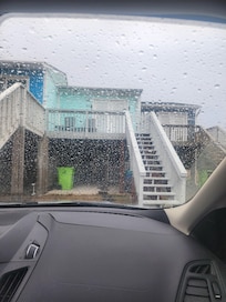 The outside of our accomodations.