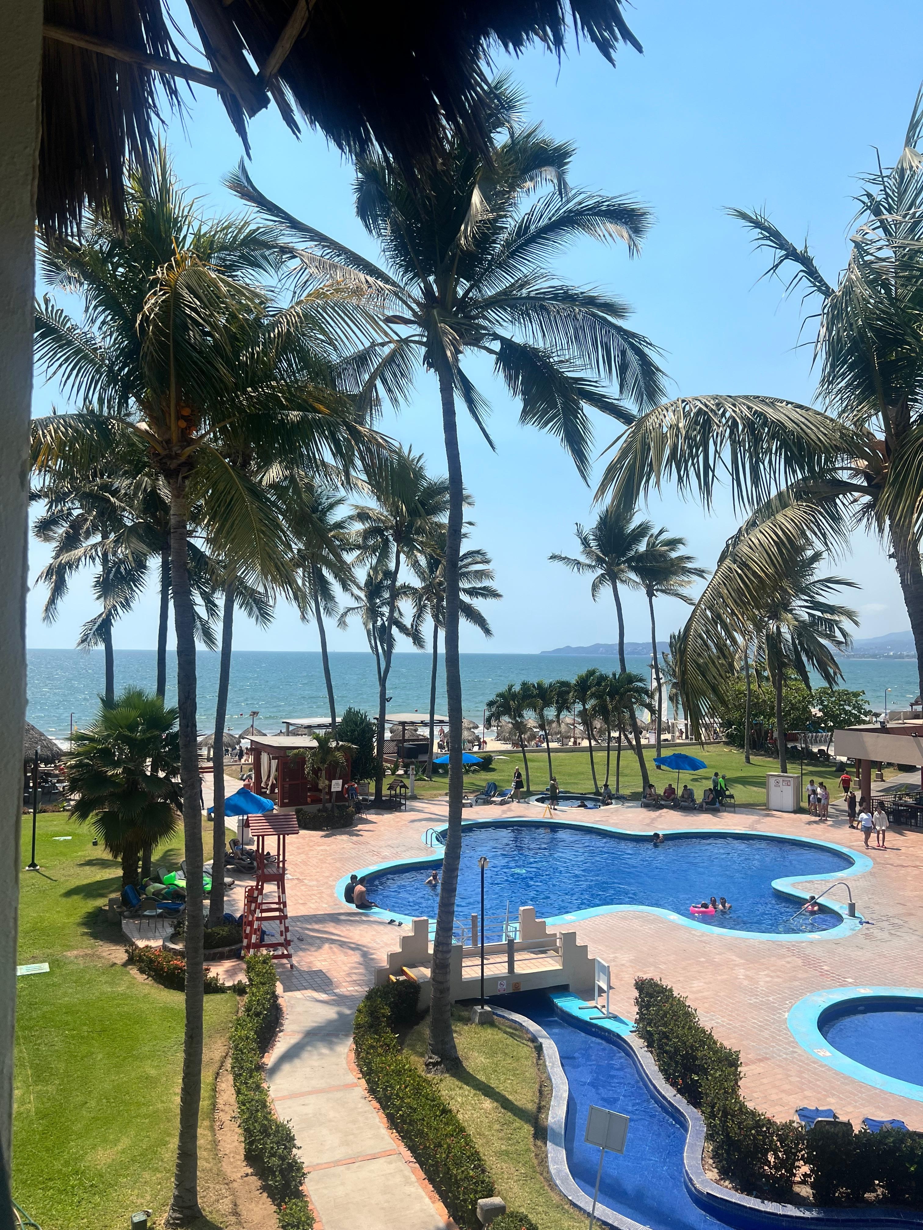 Balcony view Top floor block 4