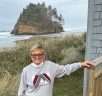 Looking over my shoulder to Proposal Rock
!