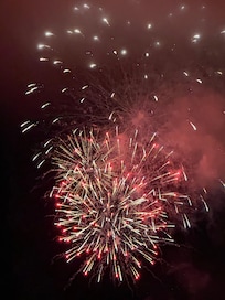 Fireworks the night of my birthday.