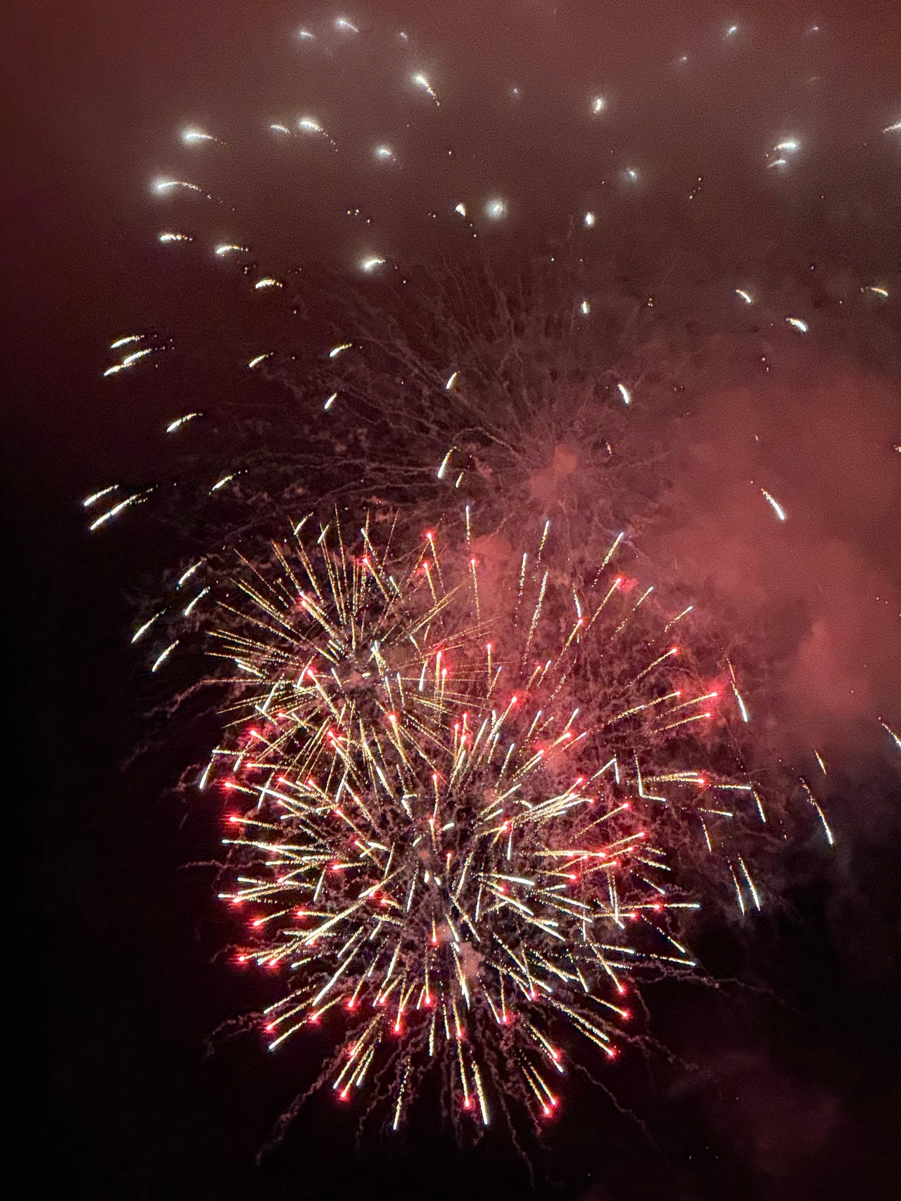 Fireworks the night of my birthday.
