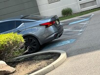GM’s car taking up one of the two closest spots to the lobby which is the only automatic and not keyed door into hotel