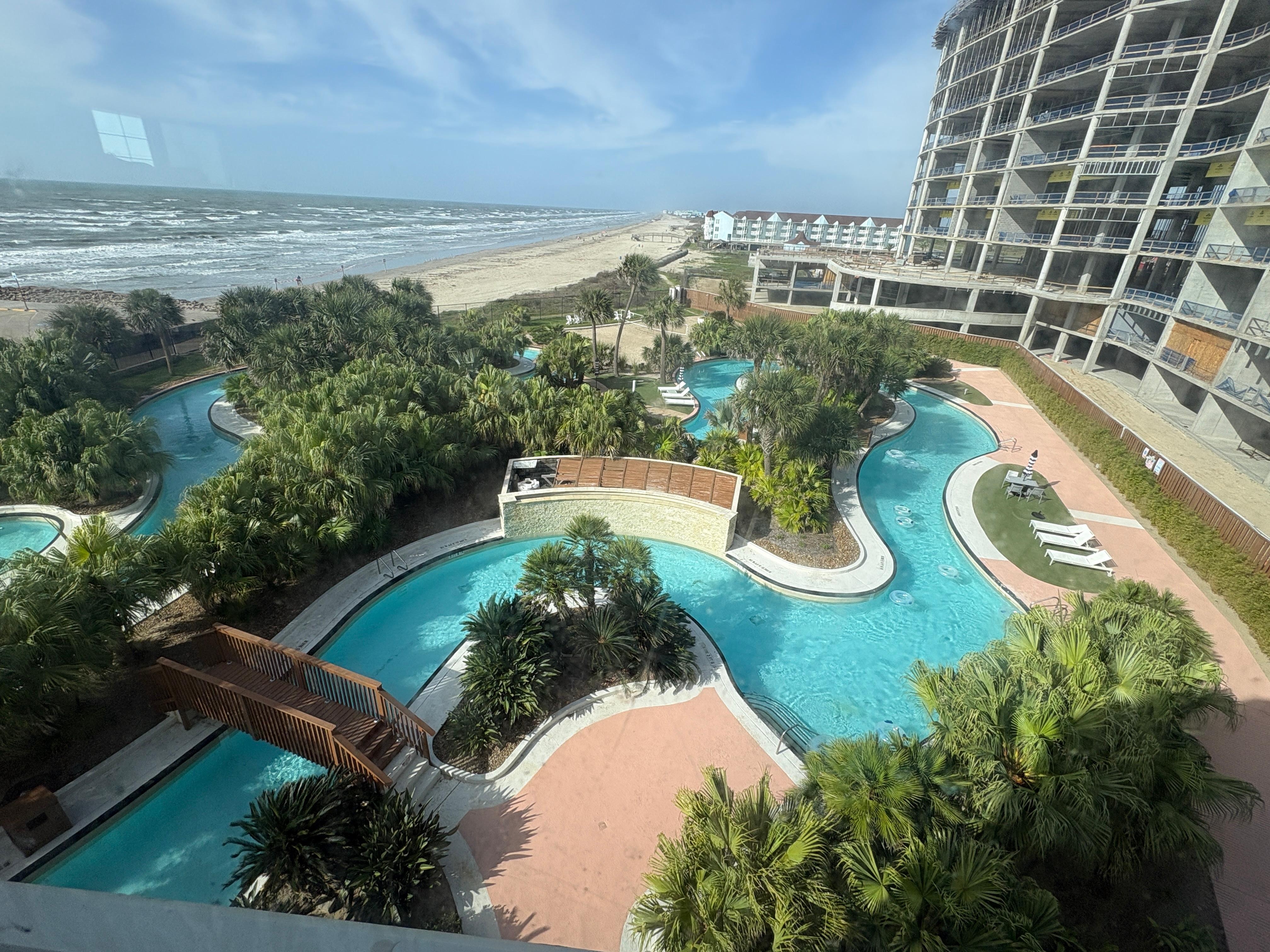 Lazy River (view from fitness room)