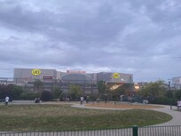 Outside of the hotel