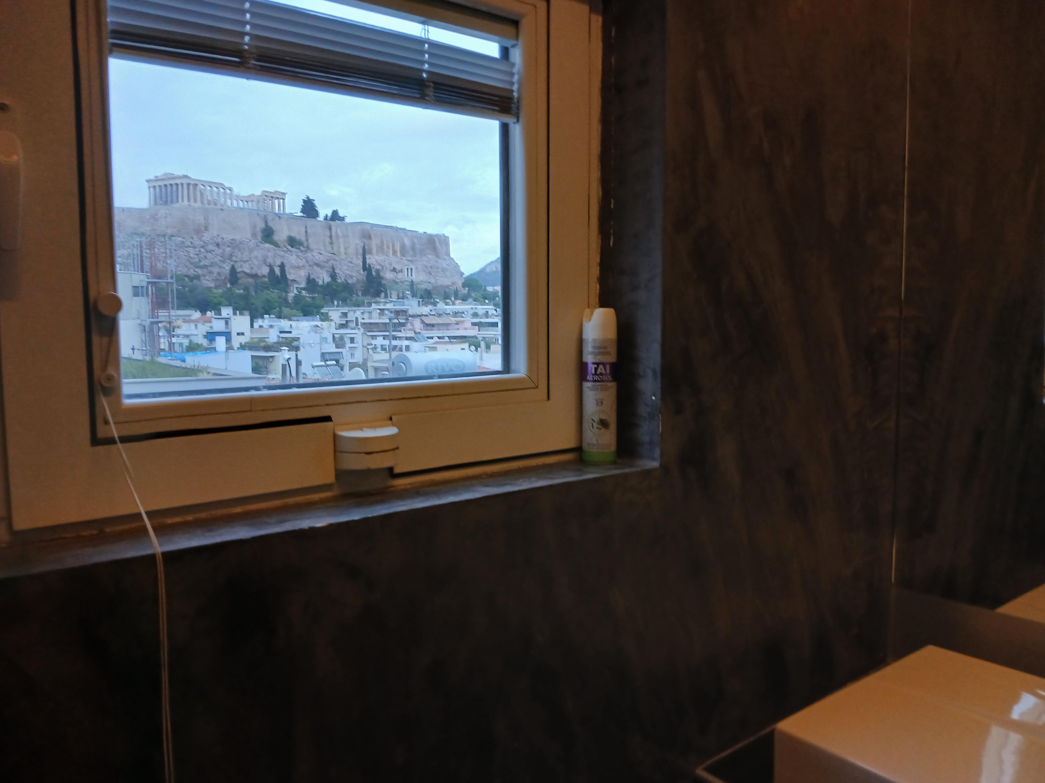 Even a view from the bathroom!