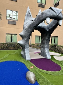 Min golf area was clean and fun