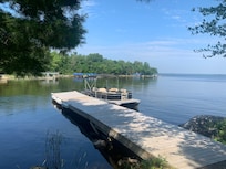 View of the dock from shore