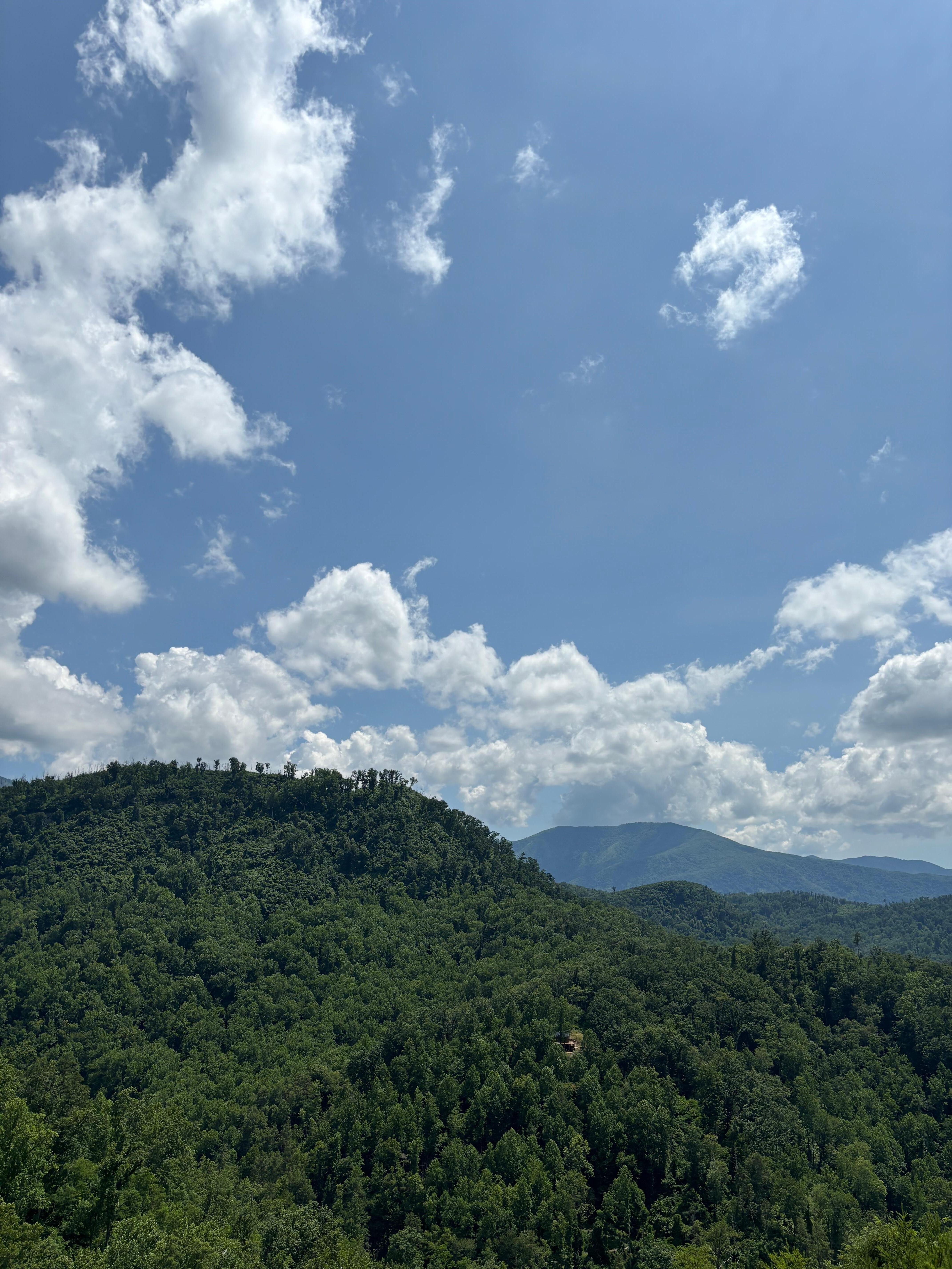 View from our balcony. 