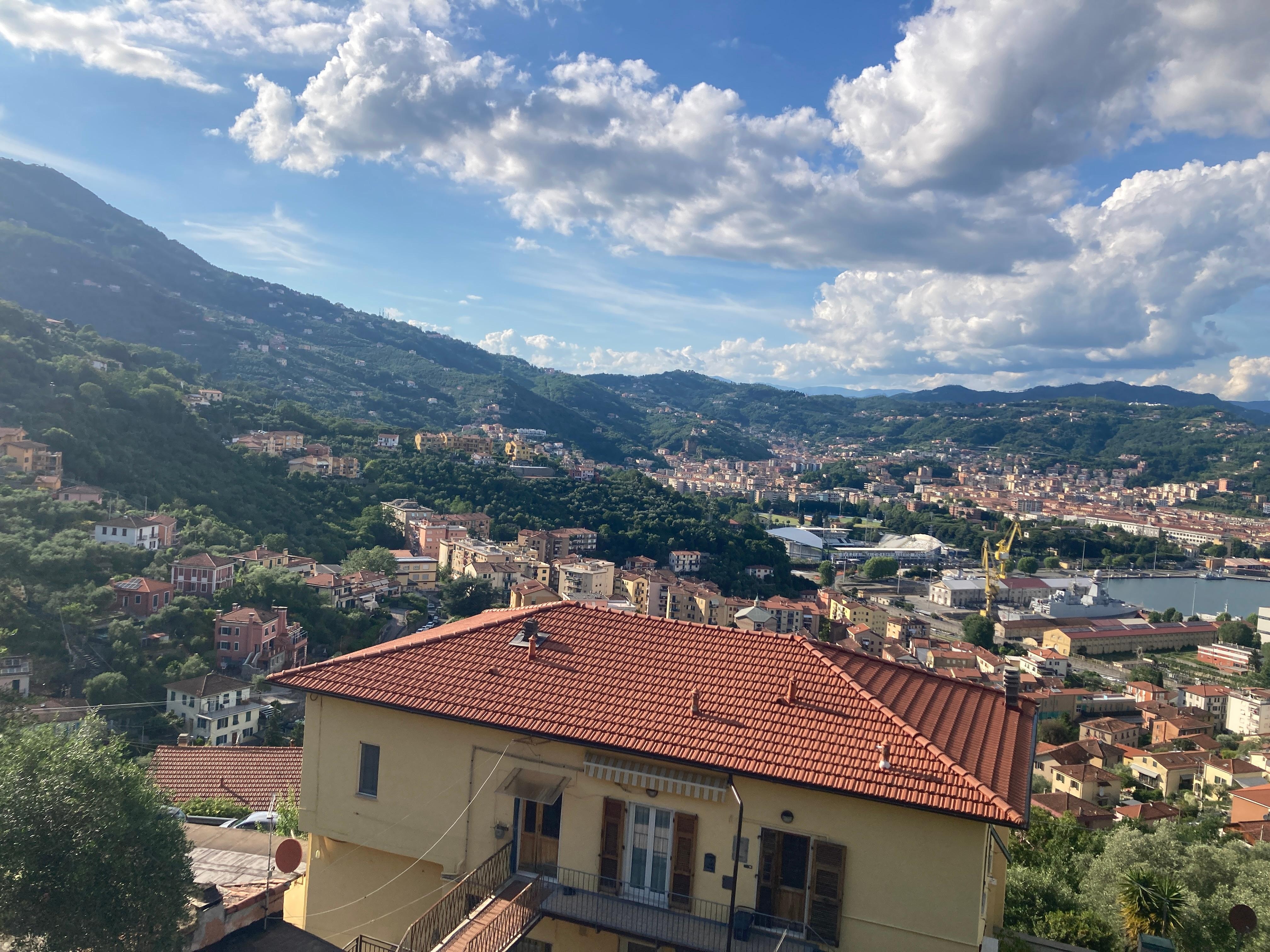 View from the balcony of house 