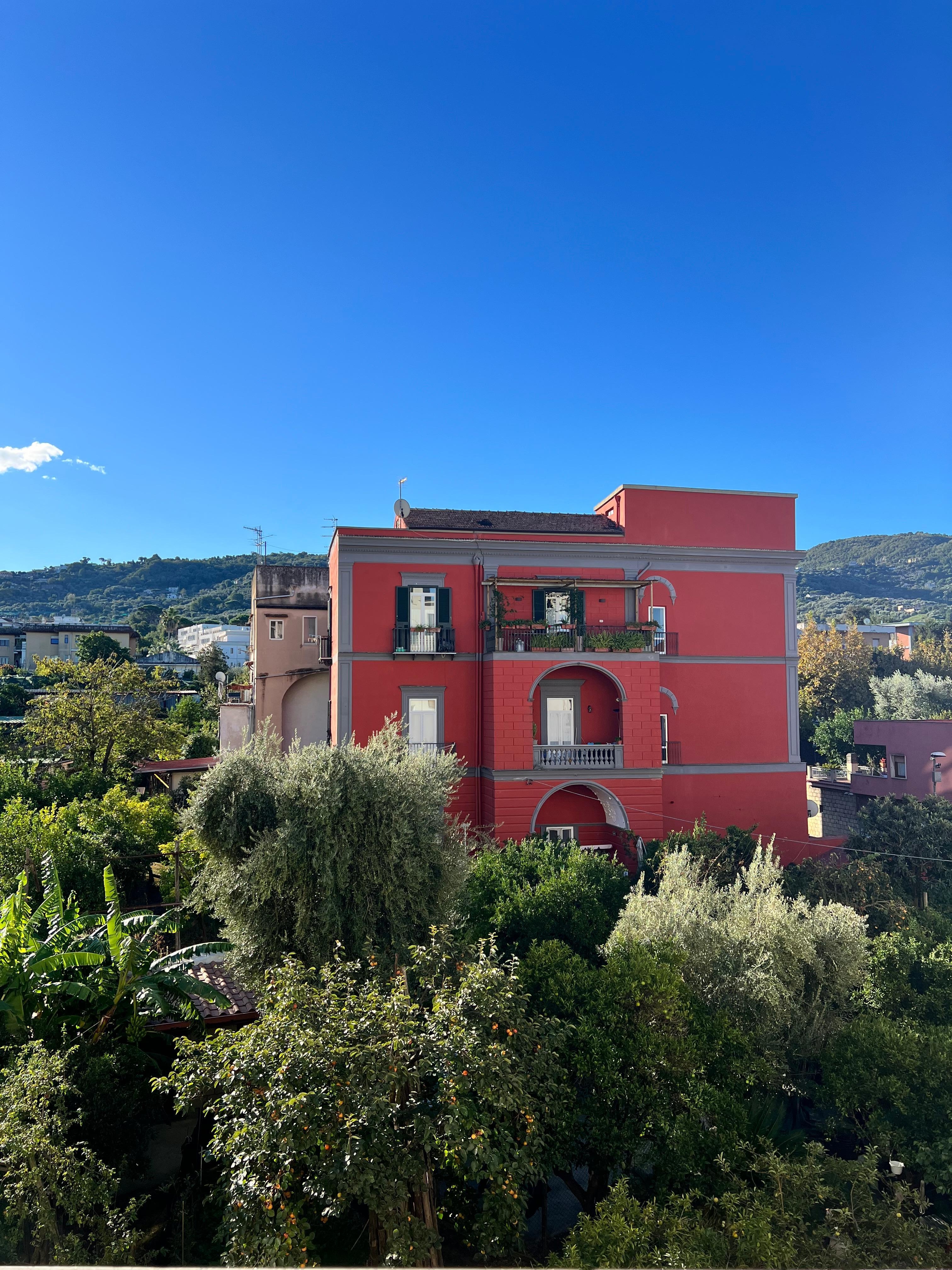 Vista do nosso quarto. 