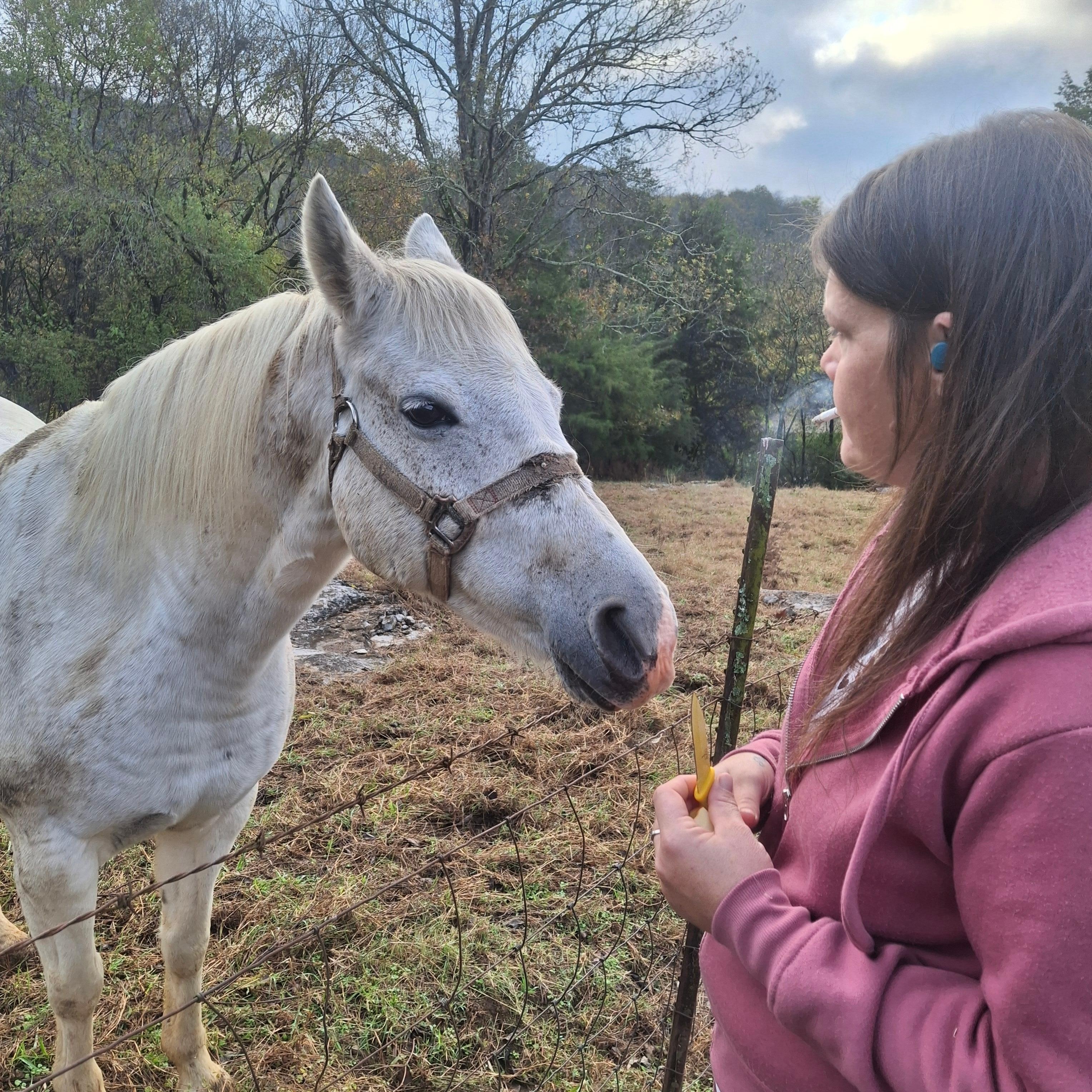 Our only neighbor for the weekend!