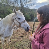 Our only neighbor for the weekend!