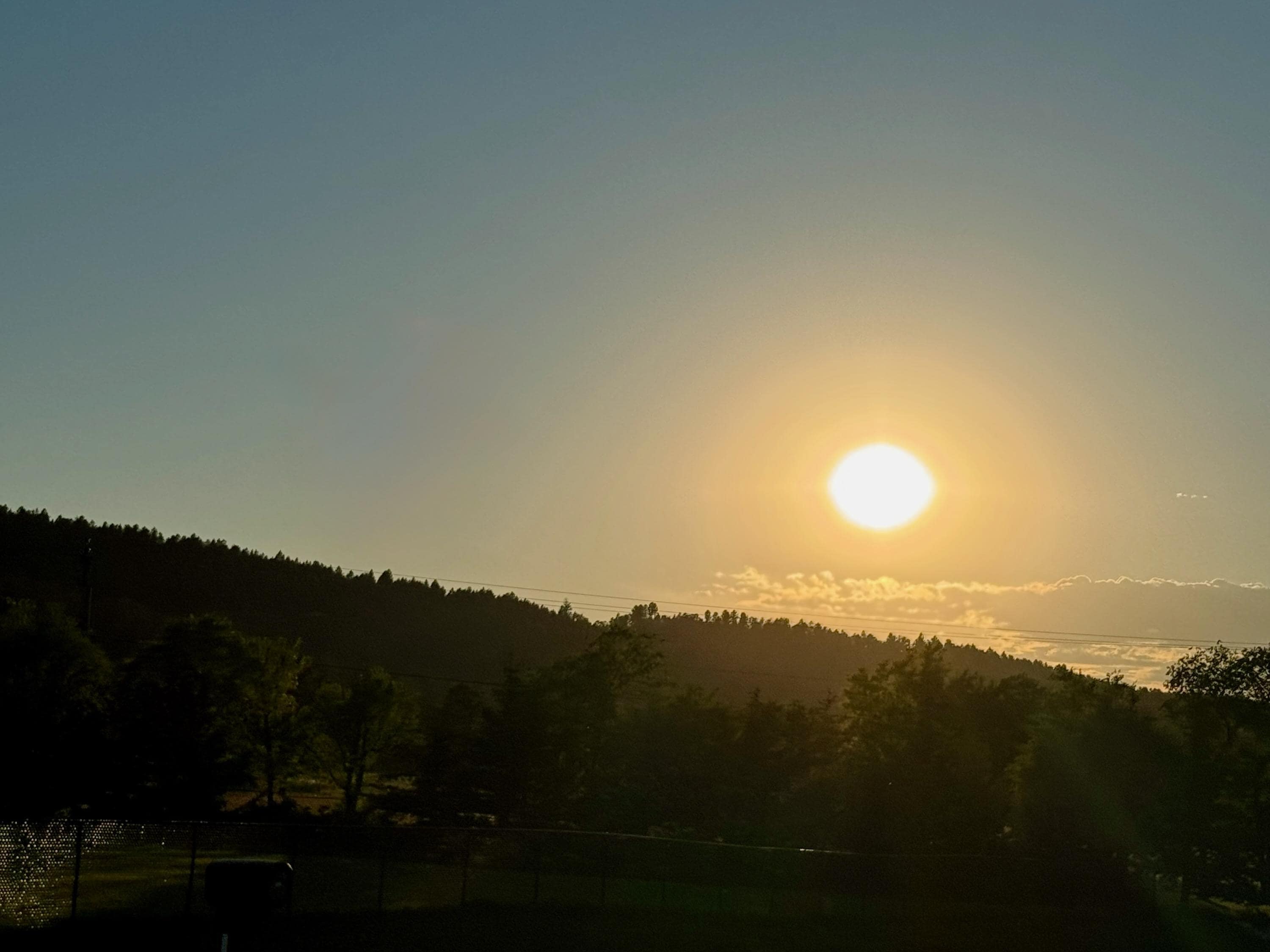 Relaxing time on the back deck.