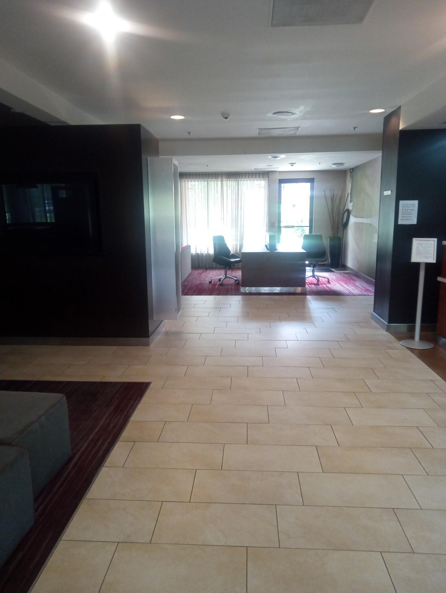 Vacant lobby