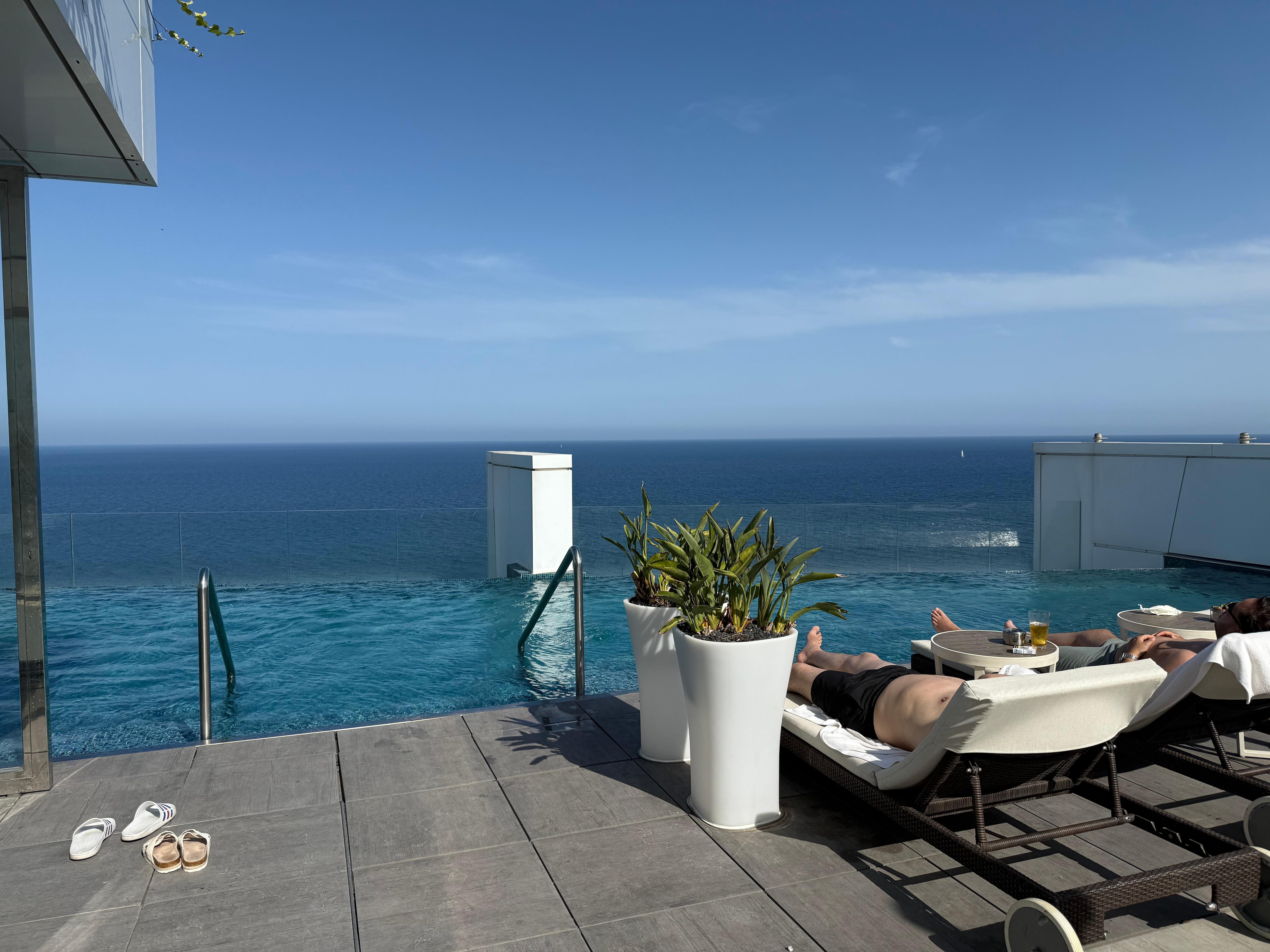 The beautiful pool