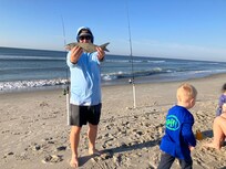 Great surf fishing right across the street