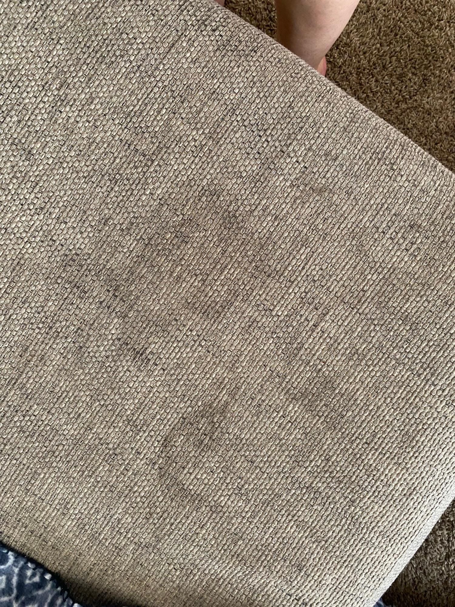 stains all over sectional