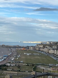 Vue imprenable de tout Dieppe à coté du château, très beau point de vue