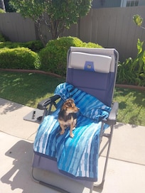 Sun bathing
