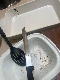 A few examples of the dirty cooking items.