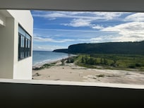 The views and beach (not pictured here) give us what we need.