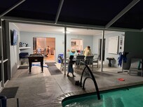 Pool with Great outdoor room!