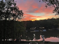 Sunrise from the deck