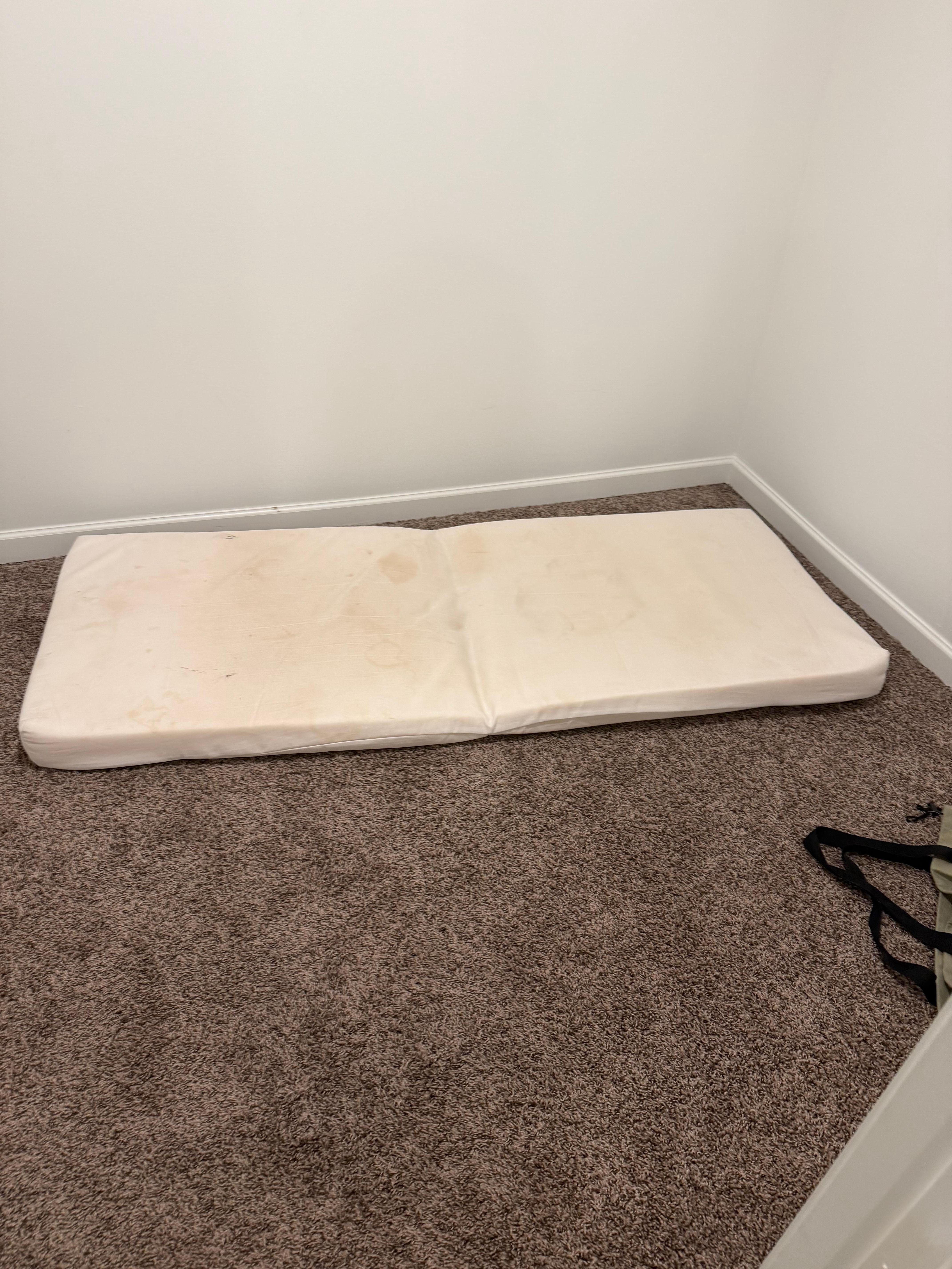 Mattress found in Master closet