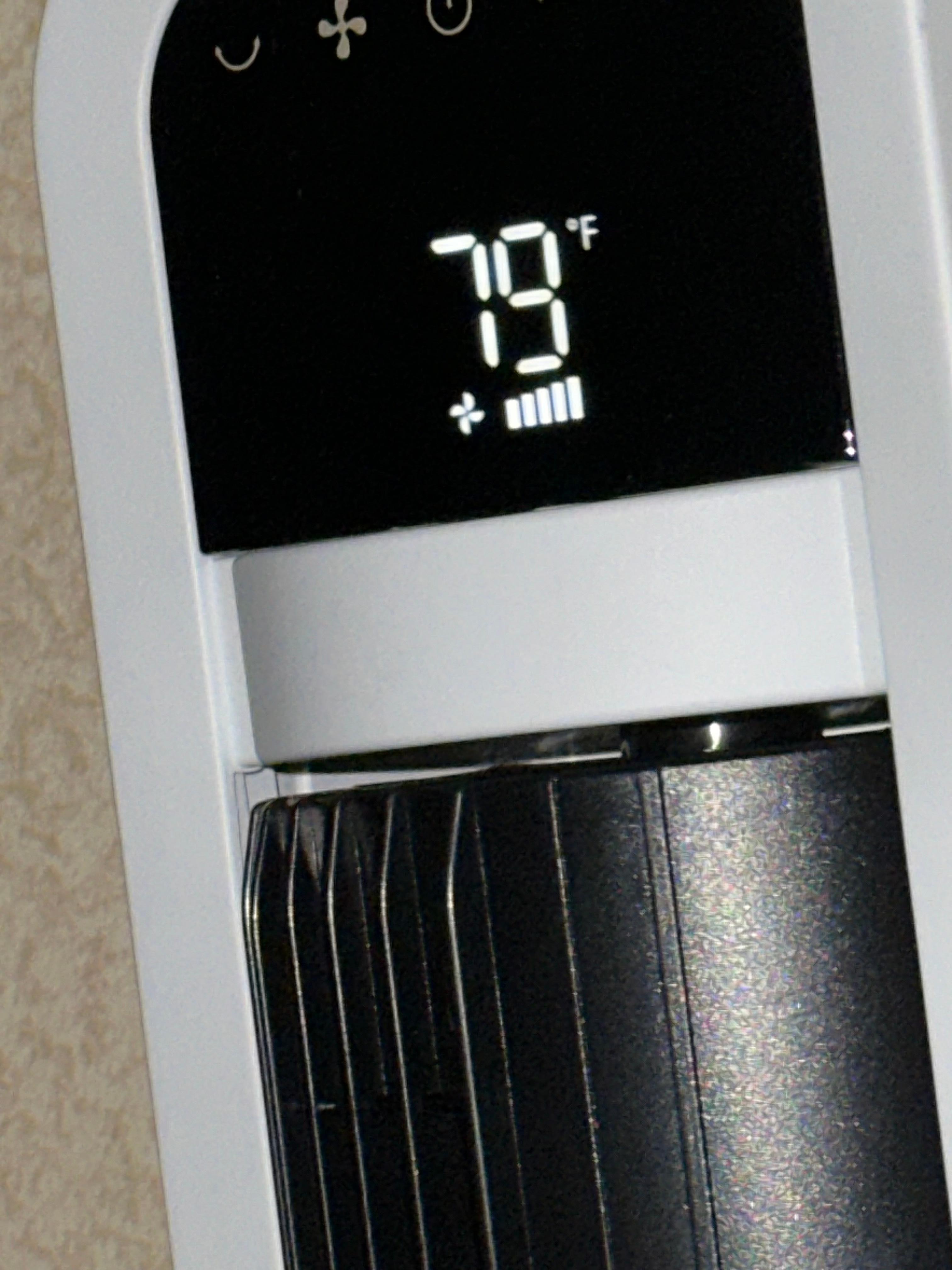 The fan they gave me room temp at 4am