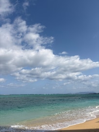 ホテル前のビーチ