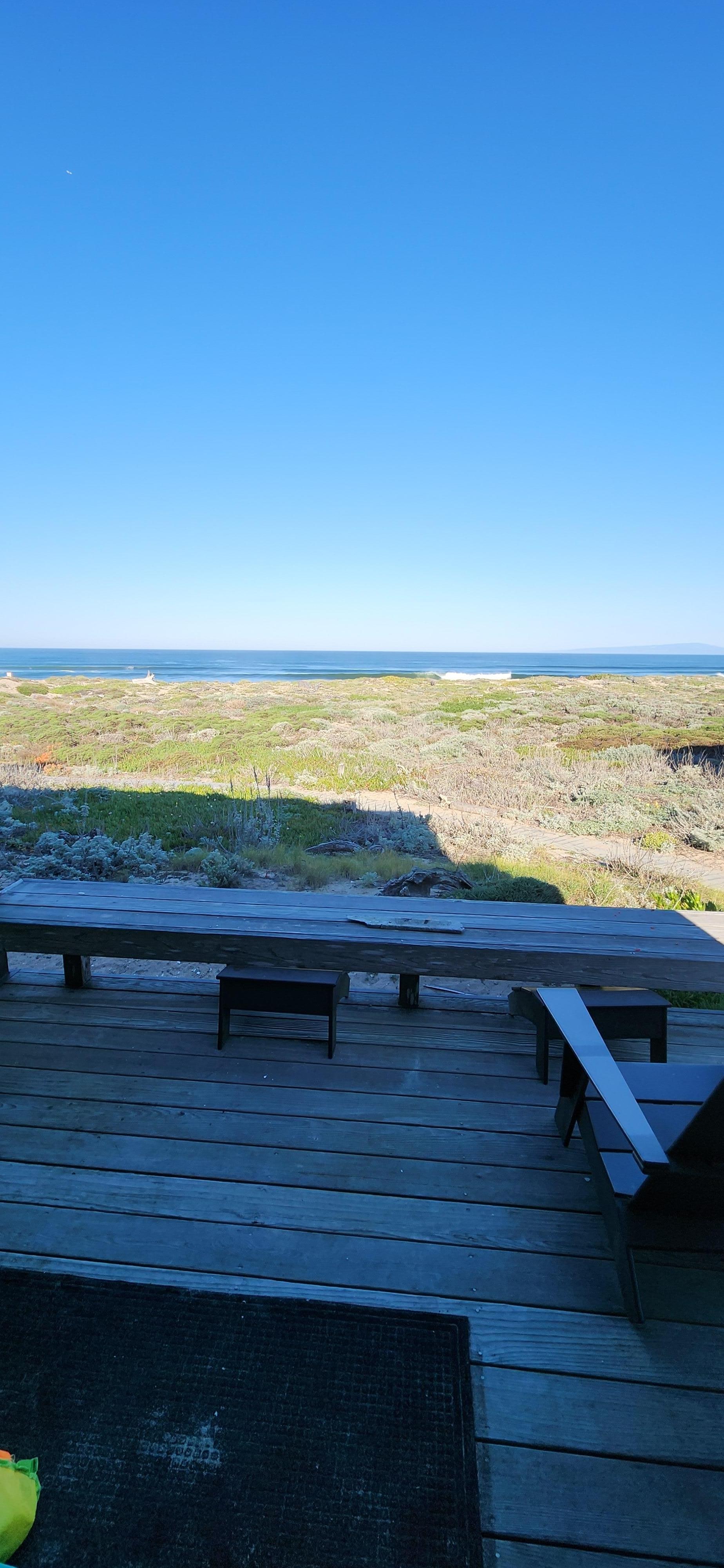 View from deck