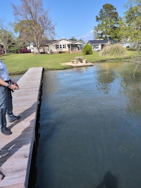 View of the house from the dock.