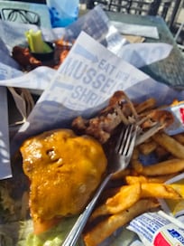 We got some lovely food and sat on the Rooftop at Joe's Crab Shack in Daytona