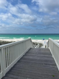 Walkway to the Gulf.