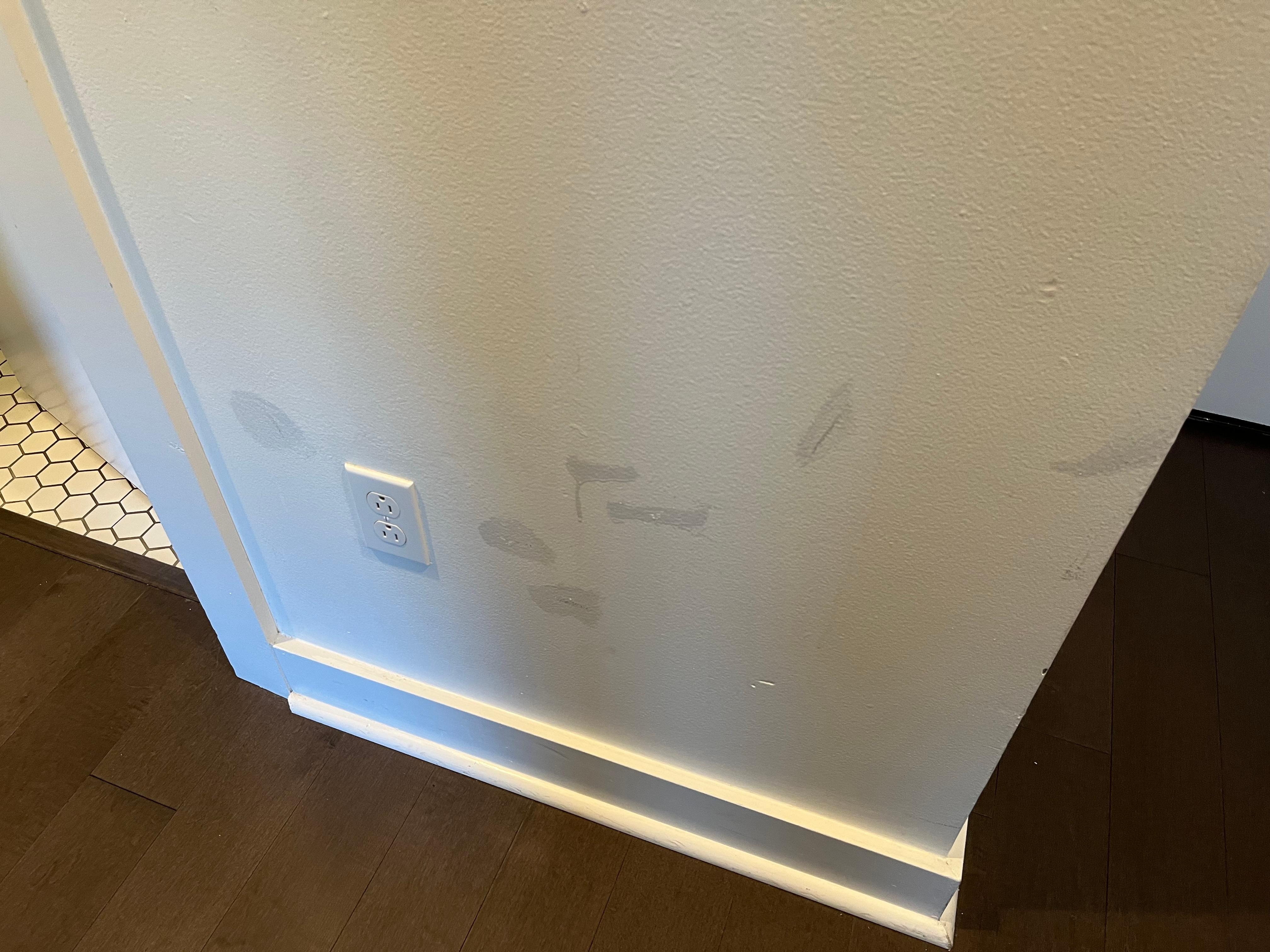 Poor wall maintenance