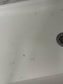 Dust after wiping and hitting filters together