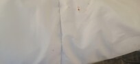 Blood stains on duvet cover