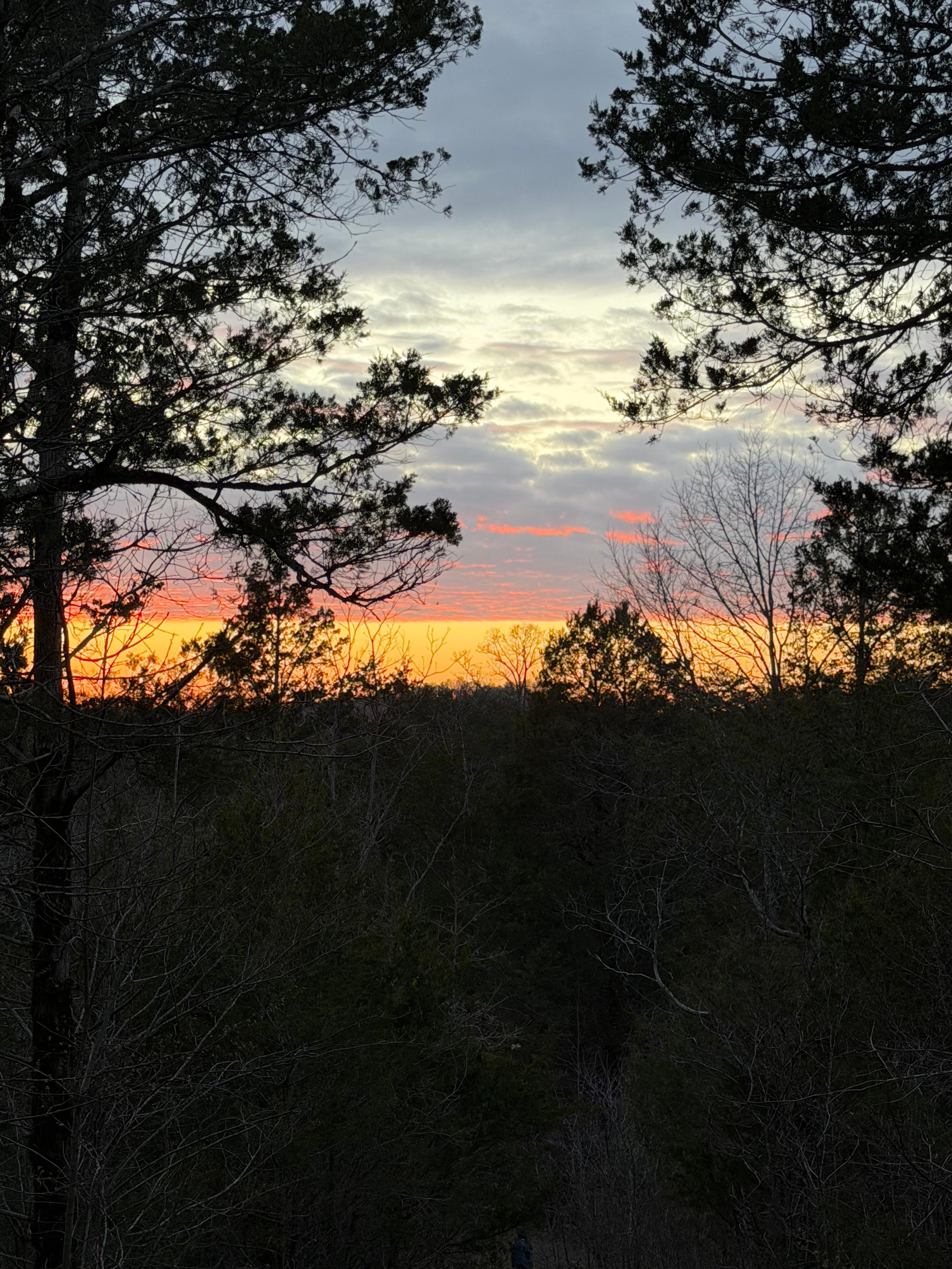 At the top of one of the trail spots