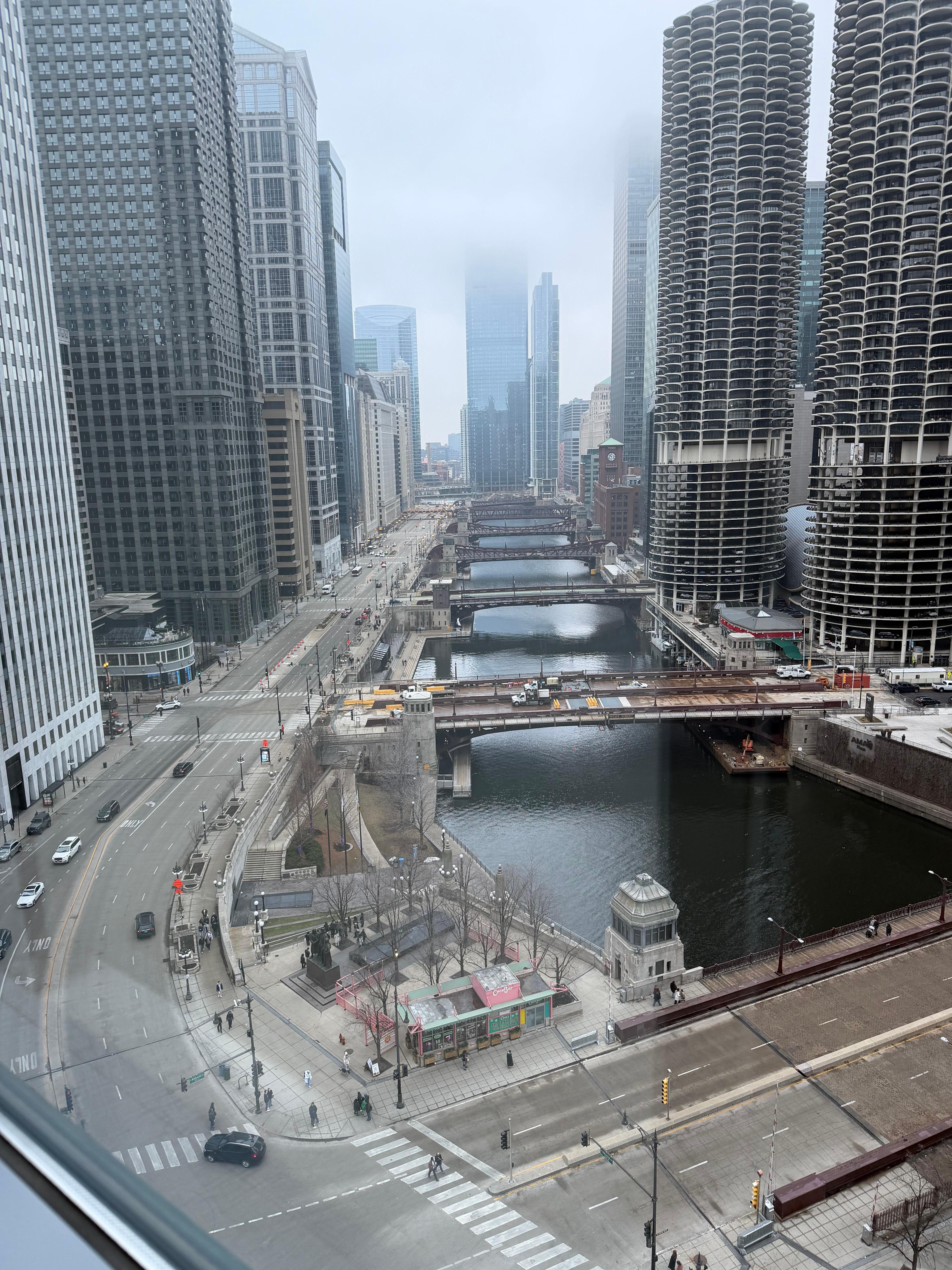 Great view from the 21st floor.