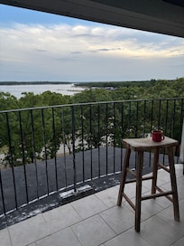 Decided to take my coffee to the top floor to enjoy the morning views.