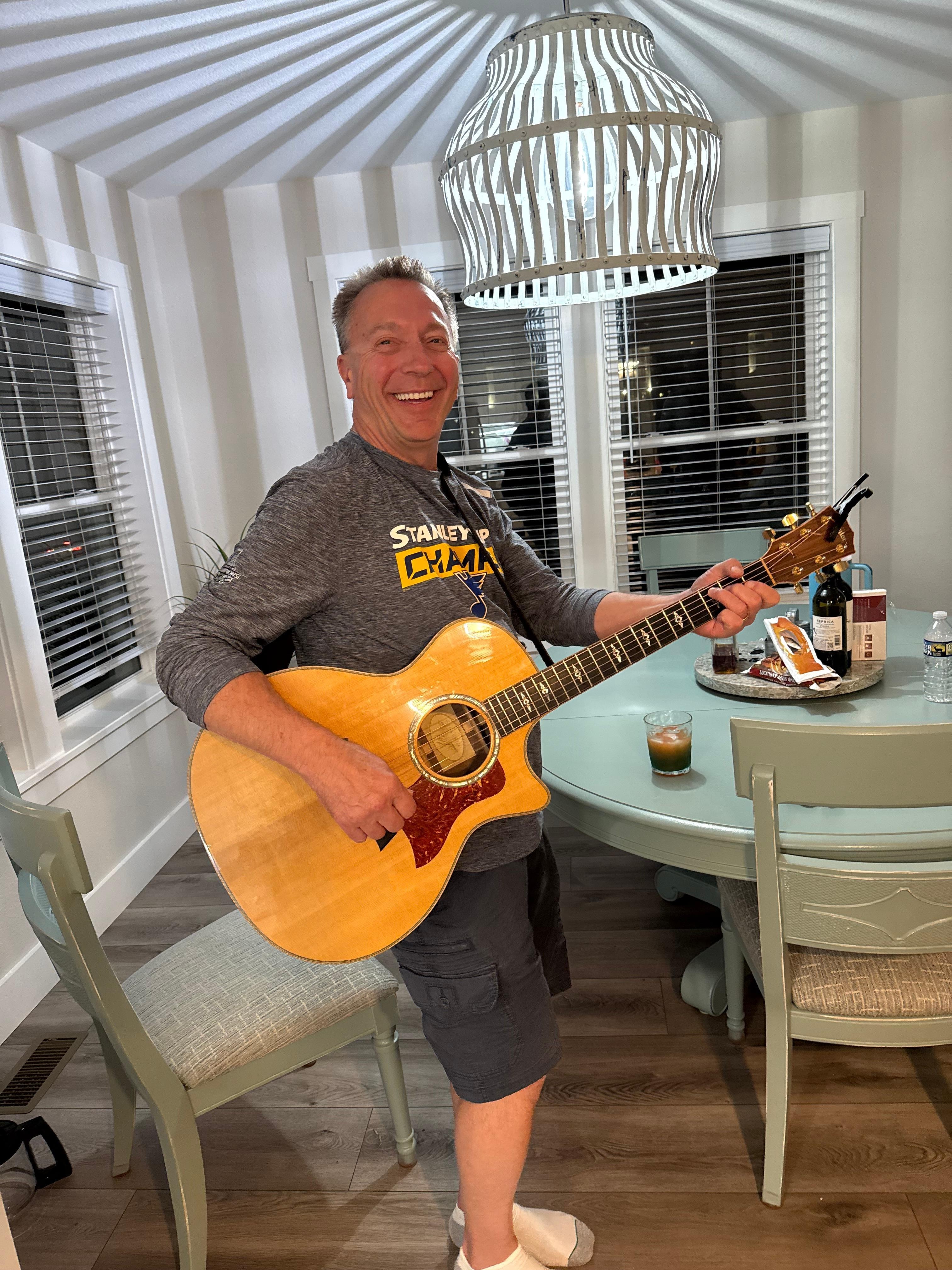 Loved playing music with our friends.