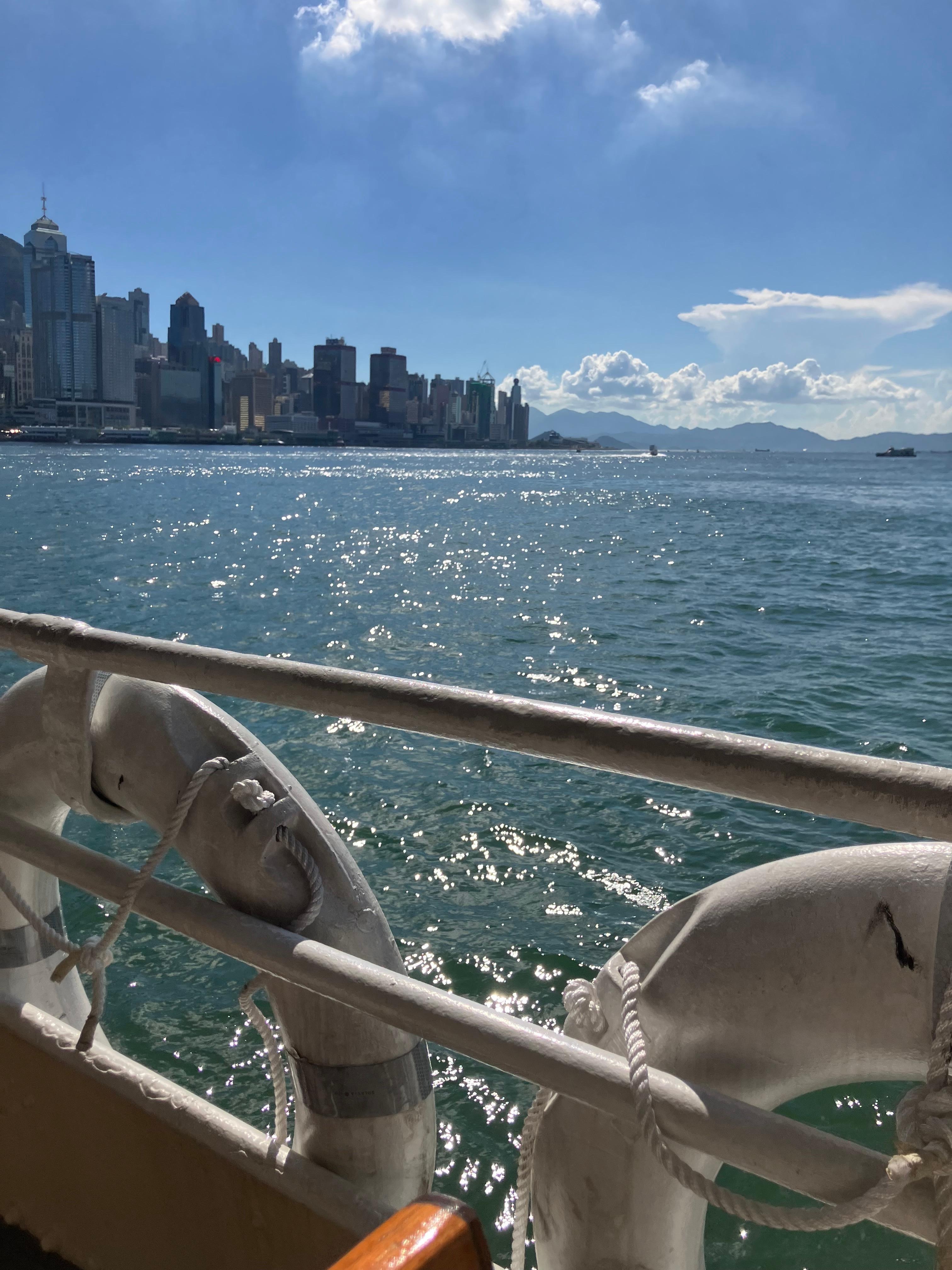 The view from the ship 