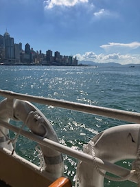 The view from the ship