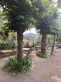 View of Sancerre from terrace