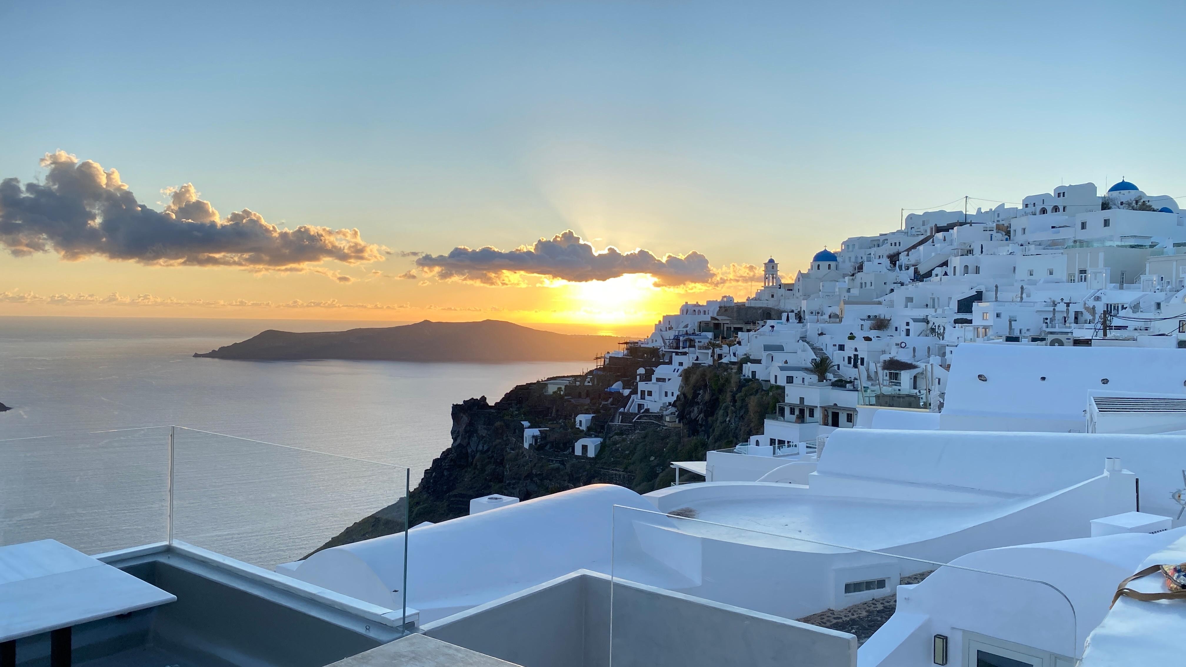 View from patio outside room 